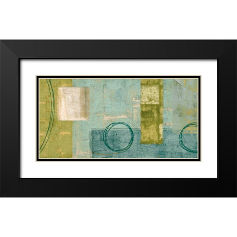 Sublime Black Modern Wood Framed Art Print with Double Matting by Nelson, Brent