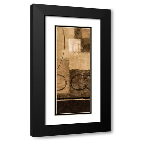 Pause to Reflect II Black Modern Wood Framed Art Print with Double Matting by Nelson, Brent