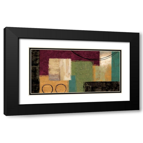 Night Moves Black Modern Wood Framed Art Print with Double Matting by Nelson, Brent