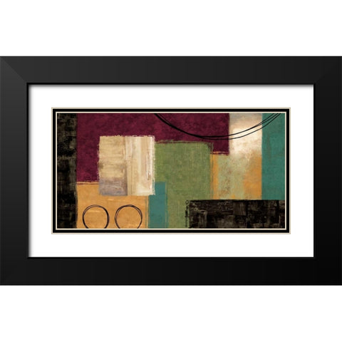 Night Moves Black Modern Wood Framed Art Print with Double Matting by Nelson, Brent