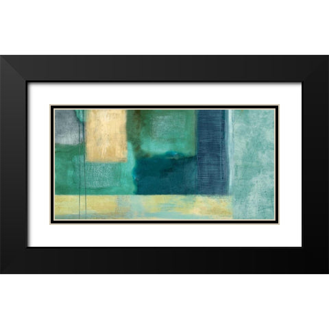 The Engagement Black Modern Wood Framed Art Print with Double Matting by Nelson, Brent