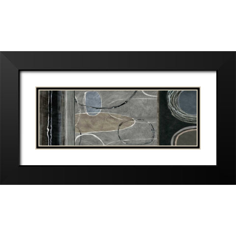 Elation Sensation I Black Modern Wood Framed Art Print with Double Matting by Nelson, Brent