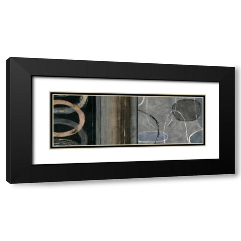 Elation Sensation II Black Modern Wood Framed Art Print with Double Matting by Nelson, Brent