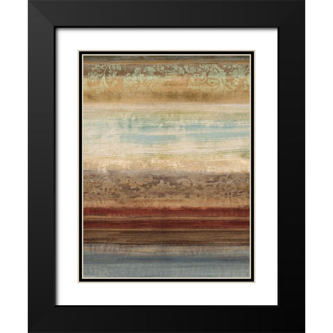 Ambient I Black Modern Wood Framed Art Print with Double Matting by Nelson, Brent