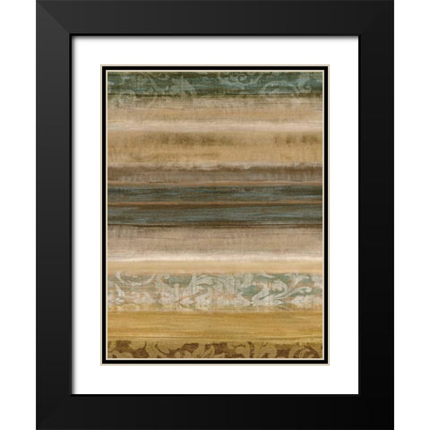 Ambient I Black Modern Wood Framed Art Print with Double Matting by Nelson, Brent