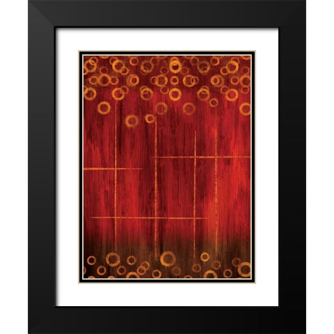 Ascending I Black Modern Wood Framed Art Print with Double Matting by Nelson, Brent