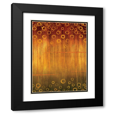 Ascending II Black Modern Wood Framed Art Print with Double Matting by Nelson, Brent