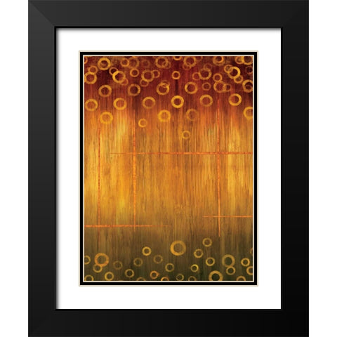 Ascending II Black Modern Wood Framed Art Print with Double Matting by Nelson, Brent