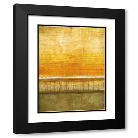 Skys the Limit I Black Modern Wood Framed Art Print with Double Matting by Nelson, Brent