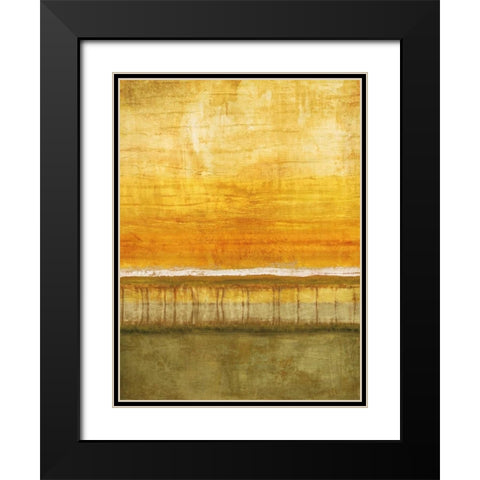 Skys the Limit I Black Modern Wood Framed Art Print with Double Matting by Nelson, Brent