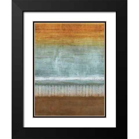 Skys the Limit II Black Modern Wood Framed Art Print with Double Matting by Nelson, Brent