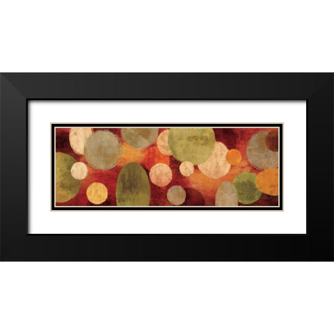 With Gusto II Black Modern Wood Framed Art Print with Double Matting by Nelson, Brent
