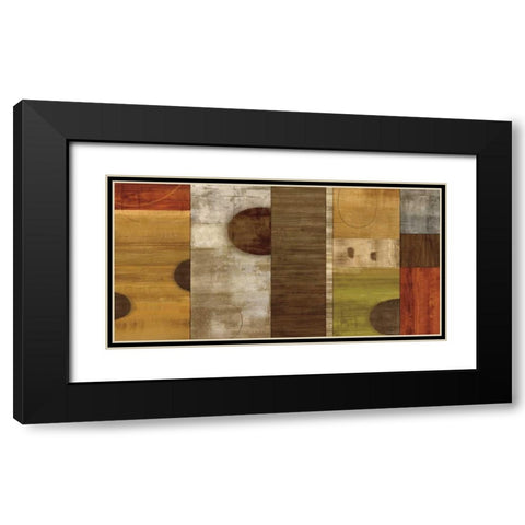 Full Circle Black Modern Wood Framed Art Print with Double Matting by Nelson, Brent