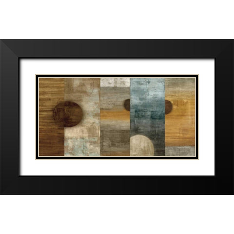 Passing By Black Modern Wood Framed Art Print with Double Matting by Nelson, Brent