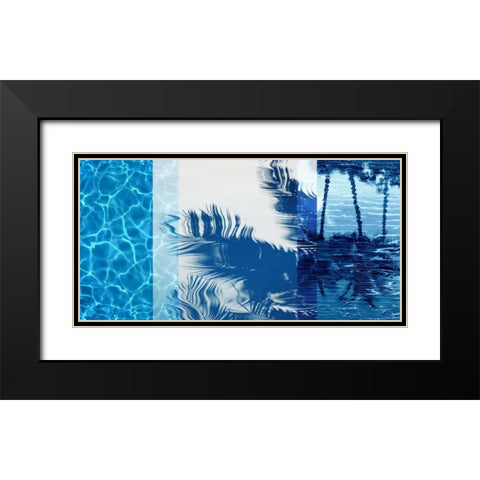 Palm Resort I Black Modern Wood Framed Art Print with Double Matting by Carter, Charlie