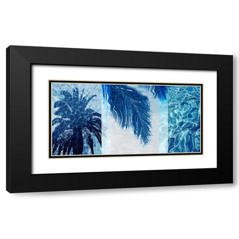 Palm Resort II Black Modern Wood Framed Art Print with Double Matting by Carter, Charlie