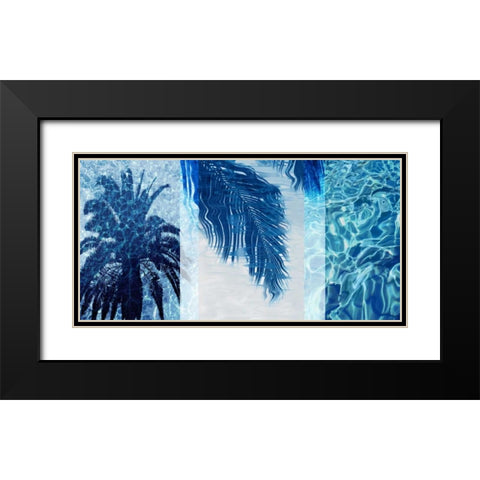 Palm Resort II Black Modern Wood Framed Art Print with Double Matting by Carter, Charlie