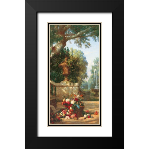 Panneau decoratif Ã¡ le corveil Black Modern Wood Framed Art Print with Double Matting by Dugasseau, Charles