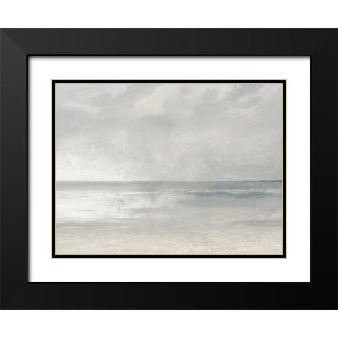 Pastel Seascape IIB Black Modern Wood Framed Art Print with Double Matting by McKee, Christy