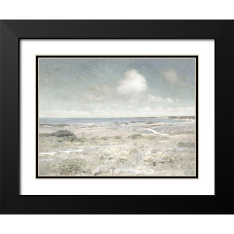 By the Shore Black Modern Wood Framed Art Print with Double Matting by McKee, Christy