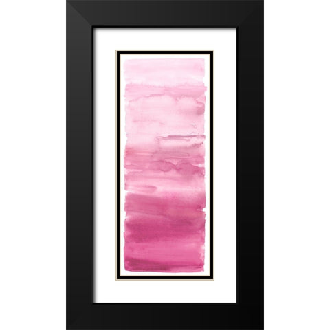 Blush Blend Black Modern Wood Framed Art Print with Double Matting by Corbin, Allie