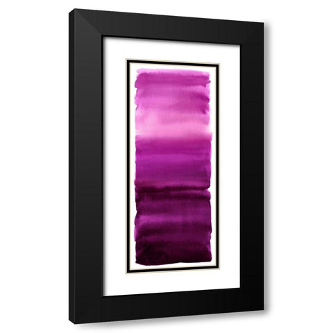 Magenta Blend Black Modern Wood Framed Art Print with Double Matting by Corbin, Allie