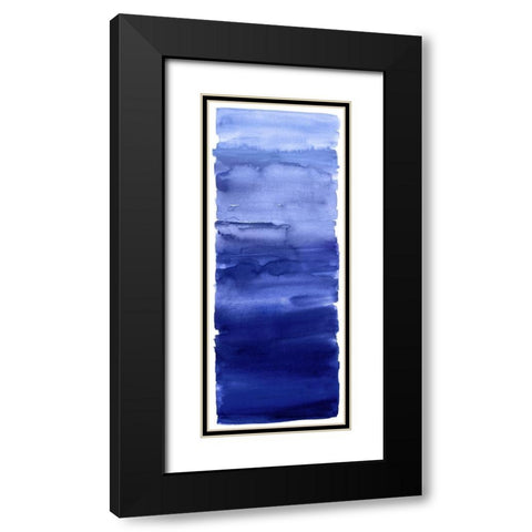 Indigo Blend Black Modern Wood Framed Art Print with Double Matting by Corbin, Allie