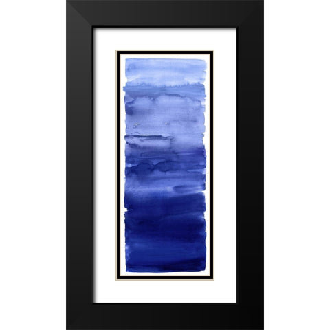 Indigo Blend Black Modern Wood Framed Art Print with Double Matting by Corbin, Allie