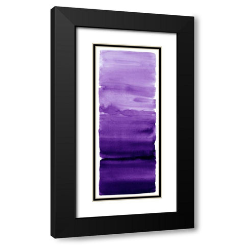 Purple Blend Black Modern Wood Framed Art Print with Double Matting by Corbin, Allie