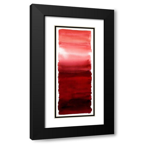 Red Blend Black Modern Wood Framed Art Print with Double Matting by Corbin, Allie