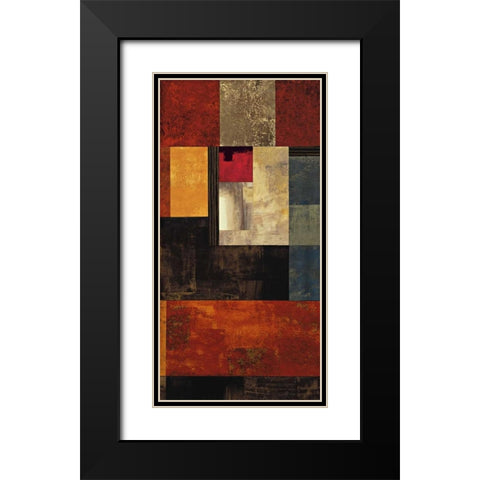 Supreme I Black Modern Wood Framed Art Print with Double Matting by Donovan, Chris