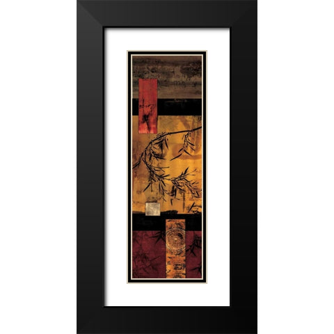 Essence I Black Modern Wood Framed Art Print with Double Matting by Donovan, Chris