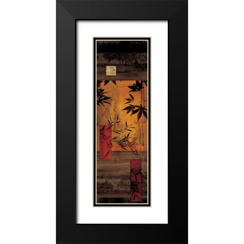 Essence II Black Modern Wood Framed Art Print with Double Matting by Donovan, Chris