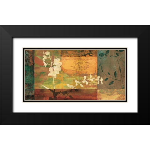 Shambala II Black Modern Wood Framed Art Print with Double Matting by Donovan, Chris