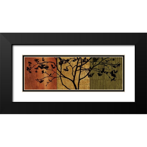 Arboreal II Black Modern Wood Framed Art Print with Double Matting by Donovan, Chris