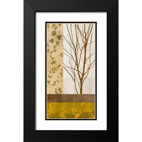 Essential I Black Modern Wood Framed Art Print with Double Matting by Donovan, Chris