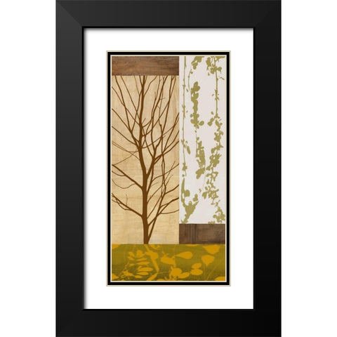 Essential II Black Modern Wood Framed Art Print with Double Matting by Donovan, Chris