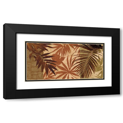 Palm Treasure Black Modern Wood Framed Art Print with Double Matting by Donovan, Chris