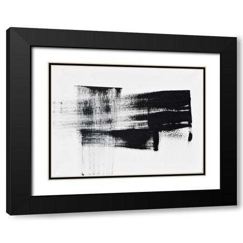 Barely Holding on to Smoke I Black Modern Wood Framed Art Print with Double Matting by Klingeler, Christian