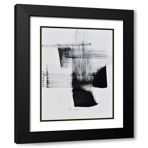 Barely Holding on to Smoke II Black Modern Wood Framed Art Print with Double Matting by Klingeler, Christian