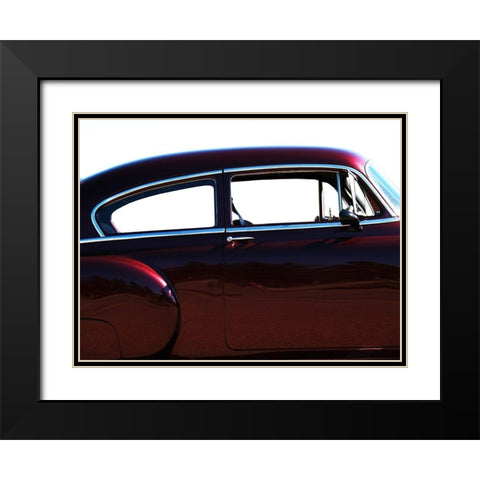 1951 Chevrolet Fleetline 8 Black Modern Wood Framed Art Print with Double Matting by Branson, Clive