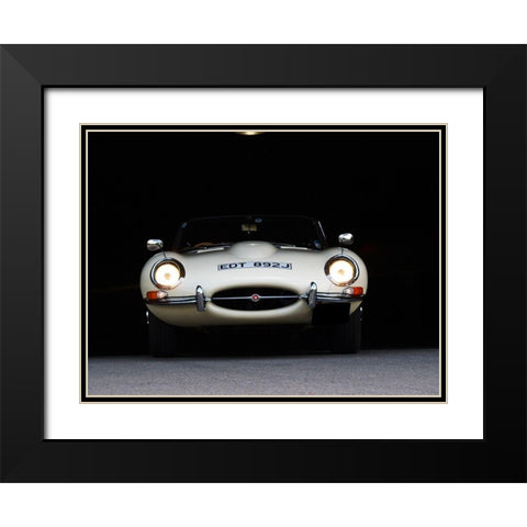 1970 Challenger E Type 6 Black Modern Wood Framed Art Print with Double Matting by Branson, Clive