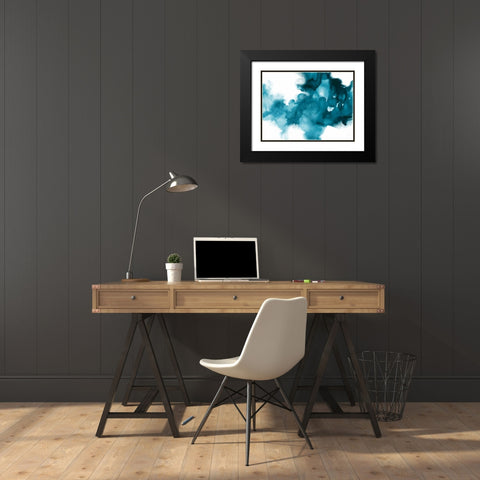 Emerge I Black Modern Wood Framed Art Print with Double Matting by Hudson, Daniela