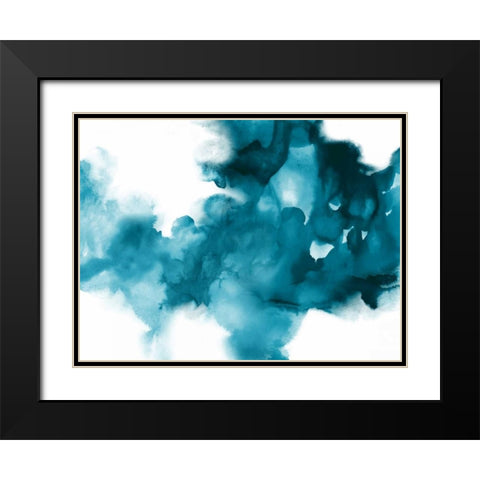 Emerge I Black Modern Wood Framed Art Print with Double Matting by Hudson, Daniela