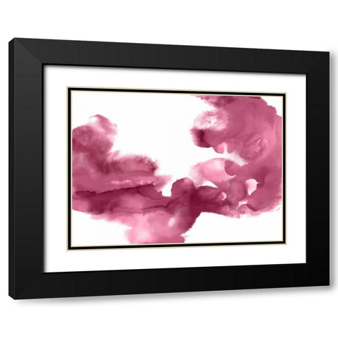 Universal II Black Modern Wood Framed Art Print with Double Matting by Hudson, Daniela