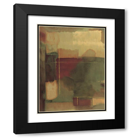 Intersect I Black Modern Wood Framed Art Print with Double Matting by Gray, Dennis