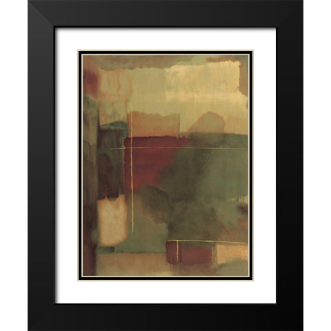 Intersect I Black Modern Wood Framed Art Print with Double Matting by Gray, Dennis