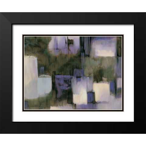 Rendez vous II Black Modern Wood Framed Art Print with Double Matting by Gray, Dennis