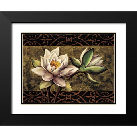 Everlasting I Black Modern Wood Framed Art Print with Double Matting by Harper, Diane