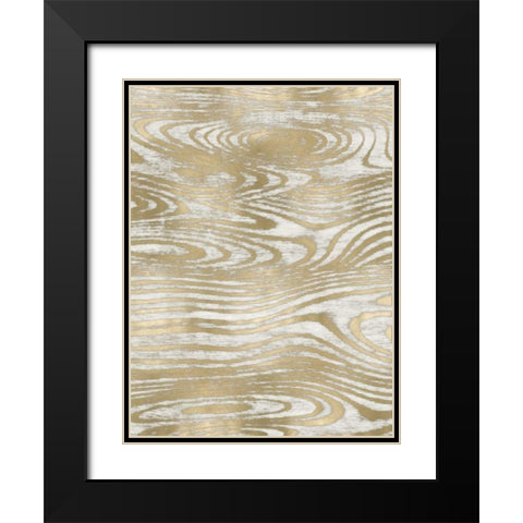 Movement IV Black Modern Wood Framed Art Print with Double Matting by Carson, Danielle